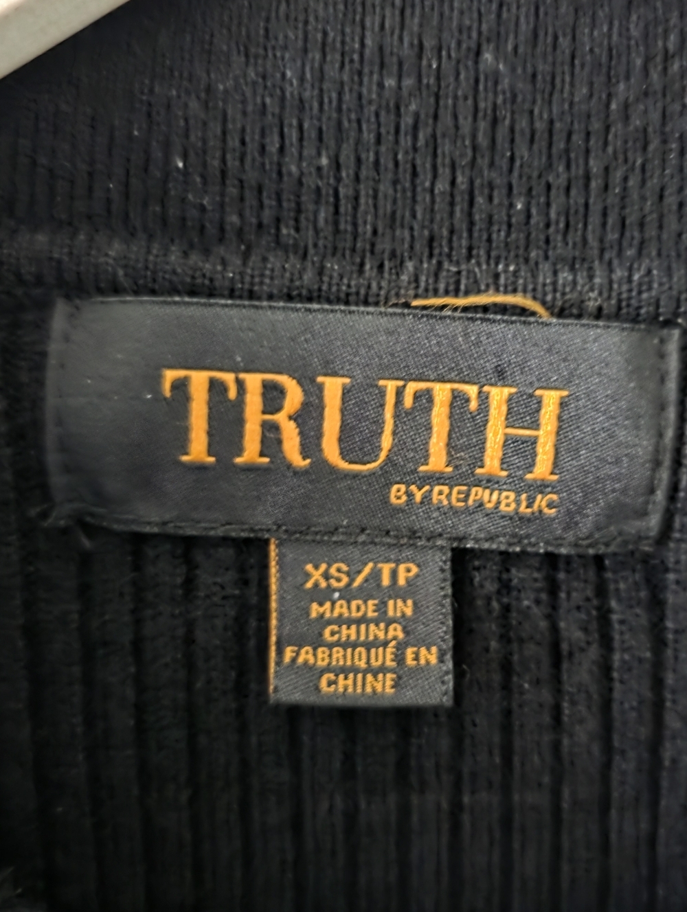 Truth By Republic XS Vintage Y2K Coquette Romantic Ribbed Knit Crop Cardigan - Picture 4 of 12